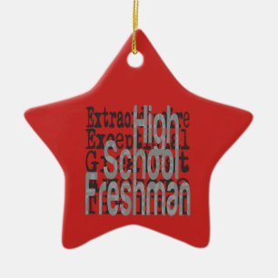 Freshman Extraordinaire Keramik Ornament