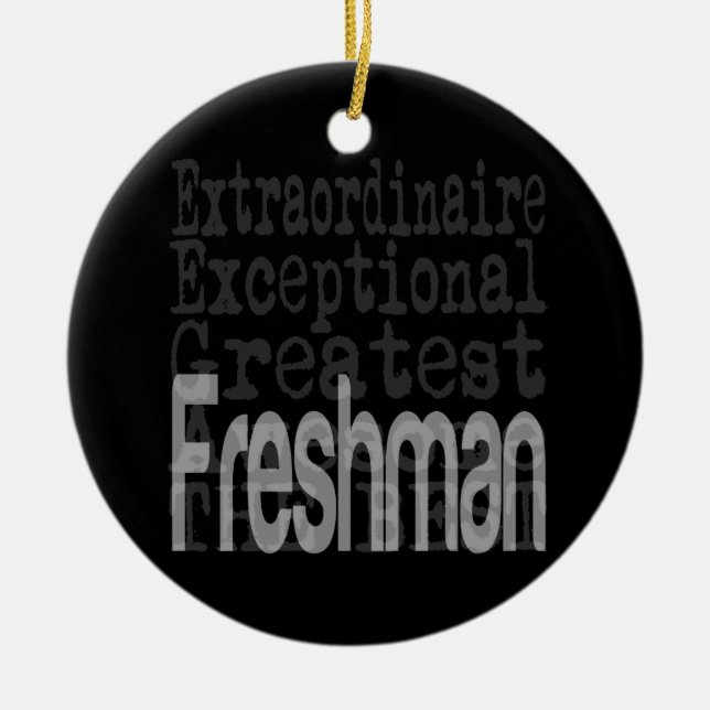 Freshman Extraordinaire Keramikornament (Vorne)