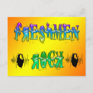 Freshmen Rock - Puls Postkarte
