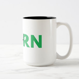 FreshRN 15 Unze-Kaffee-Tasse Zweifarbige Tasse