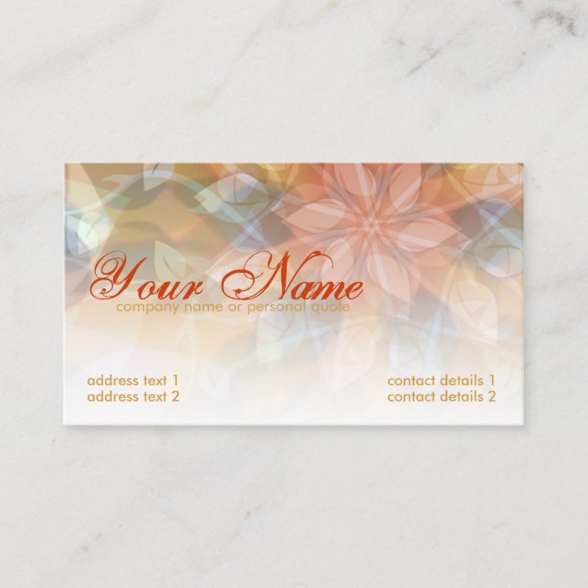 Freshsoul Business Card Visitenkarte (Vorderseite)