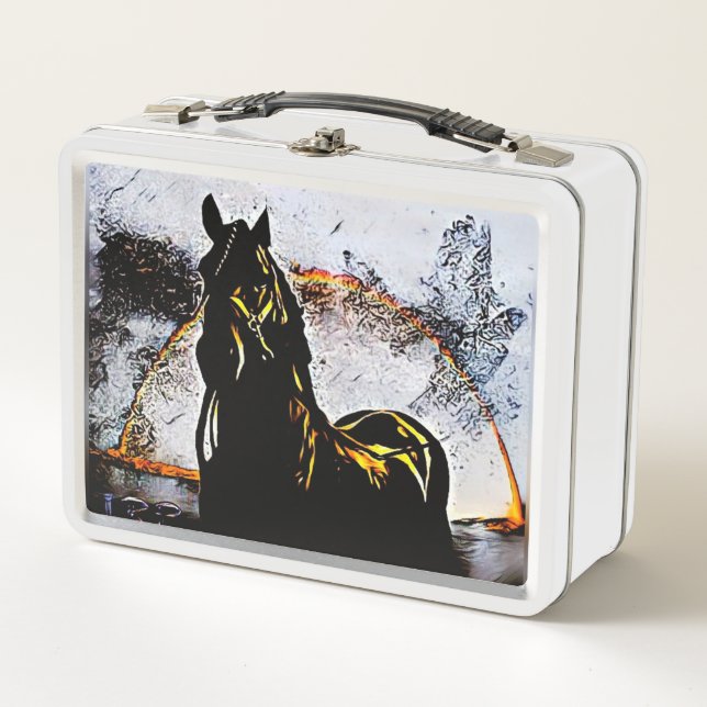 Freshtastic Horse 02-01 Metall Brotdose (Vorderseite)