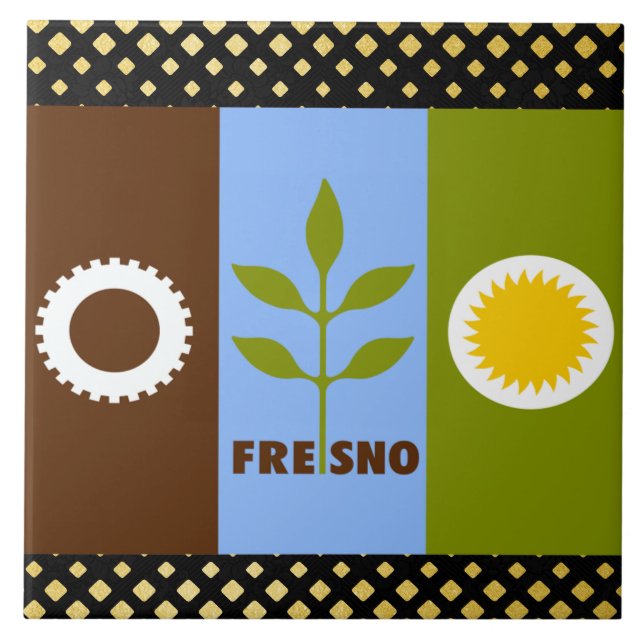 Freskenflagge Fliese (Vorderseite)