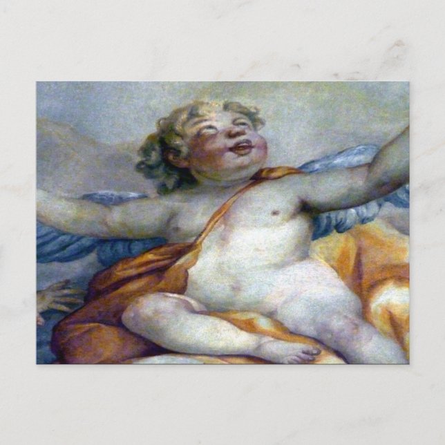 Freskenpfarrer Postkarte (Vorderseite)