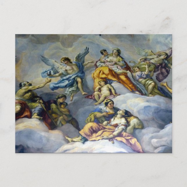 Freskenpflege Postkarte (Vorderseite)