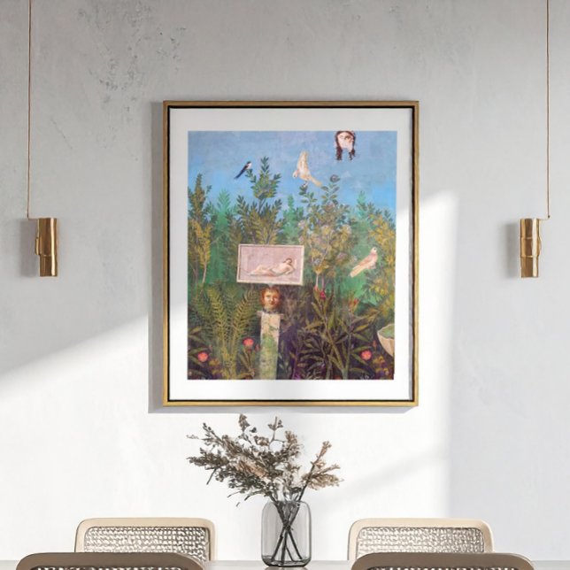 Fresko einer Gartenlandschaft, Pompeji Poster (Von Creator hochgeladen)