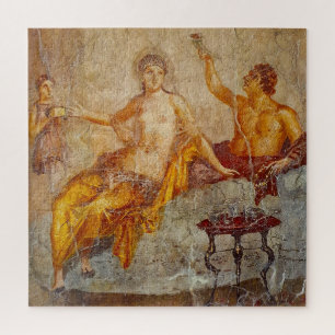 Fresko Private Trinkszene in Pompeji