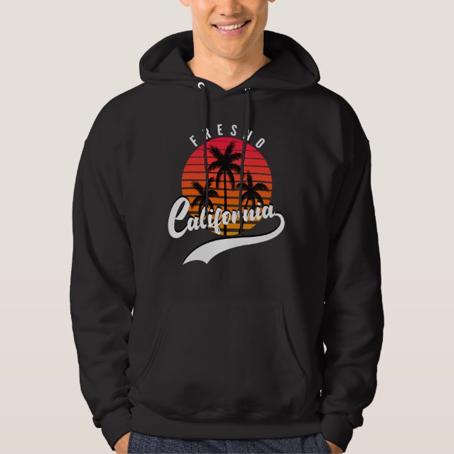 Fresno Black Hoodie (Vorderseite)