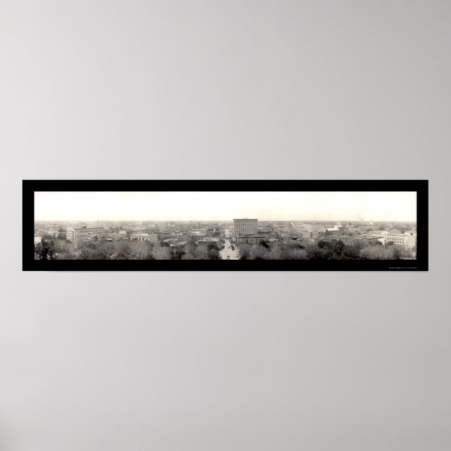 Fresno, CA Foto 1915 Poster (Vorne)