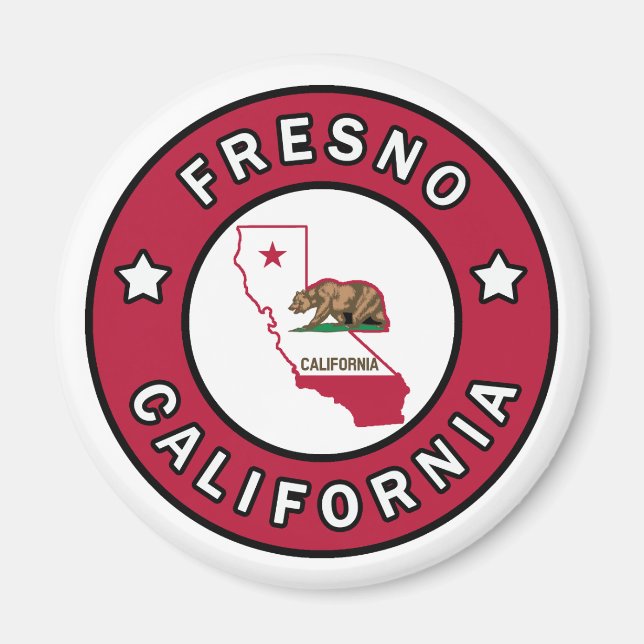 Fresno California Magnet (Vorne)