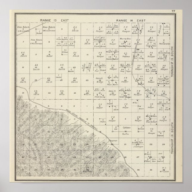 Fresno County, California 9 Poster (Vorne)