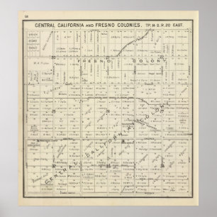 Fresno County, Kalifornien Poster