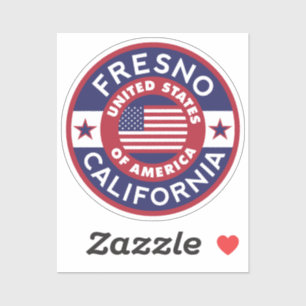 FRESNO, Kalifornien Aufkleber