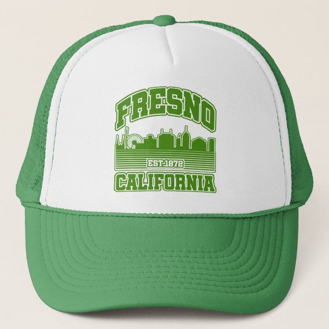 Fresno, Kalifornien Truckerkappe (Vorderseite)