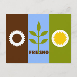 Fresno, Kalifornien, Vereinigte Staaten Postkarte