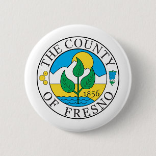 Fresno Landkreis Siegel Button