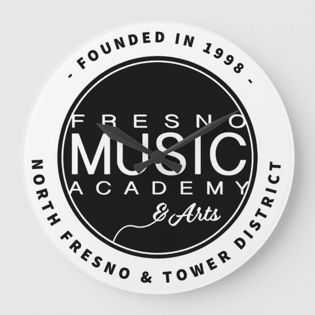Fresno Music Academy & Arts Horloge murale (Recto)