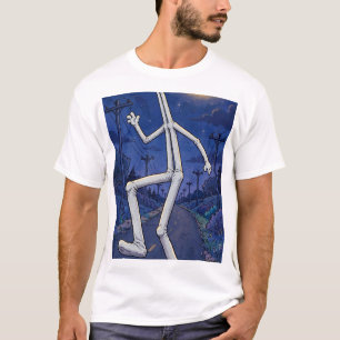 Fresno Nightcrawler T-shirt d'art de carte à colle