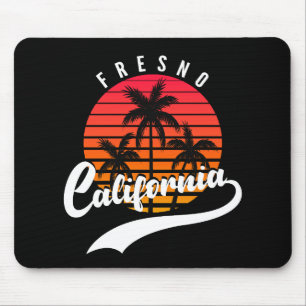 Fresno Retro Sunset Mouse Pad Mousepad
