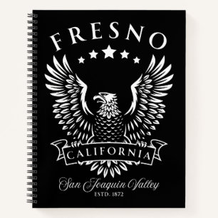 Fresno San Joaquin Valley Kalifornien Vintage Adle Notizbuch