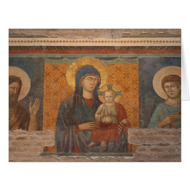Fresque De Madonna Et Enfant (Devant horizontal)
