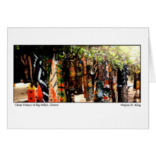 Fresque en verre chez grand Millys, Ghana