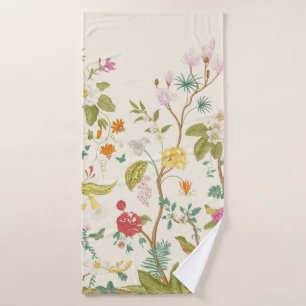 Fresque. Fleur. Arbres en fleurs. Vintage floral