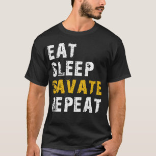 fressen Schlaf T-Shirt