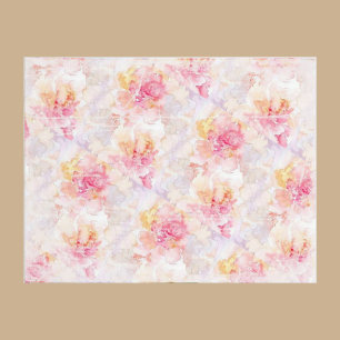 Fressfarbenes Blumenpapier