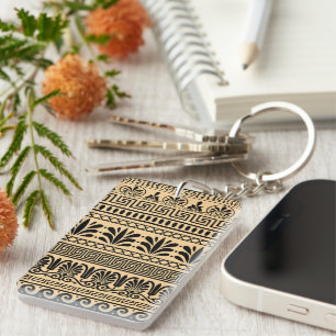 Fret grec, Motif méditerranéen, Brown