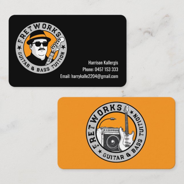 Fret Works - Carte de visite (Devant / Derrière)