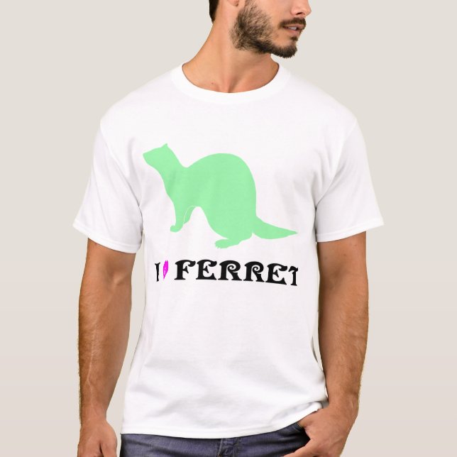 Frettchen (5) T-Shirt (Vorderseite)