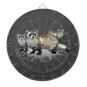 Frettchen Dartscheibe