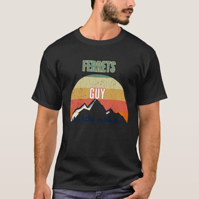 Frettchen für Männer Frettchen Typ T-Shirt (Vorderseite)