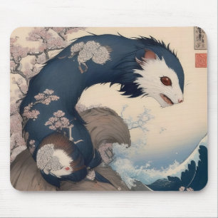 Frettchen - Japan Mousepad