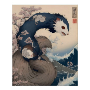 Frettchen – Japan Poster