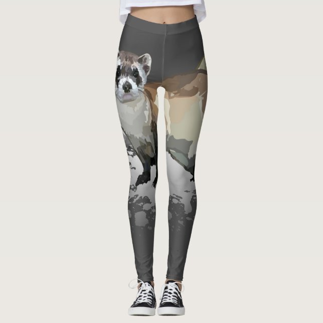 Frettchen Leggings (Vorderseite)