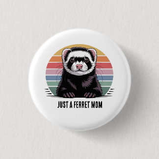 Frettchen-Mama Button