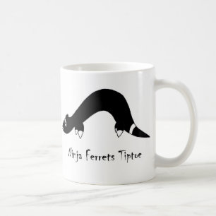 Frettchen Ninja Kaffeetasse