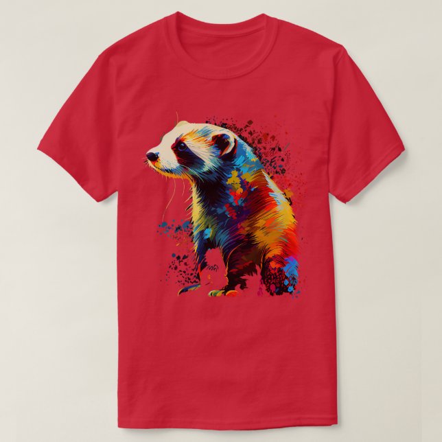 Frettchen T-Shirt (Design vorne)