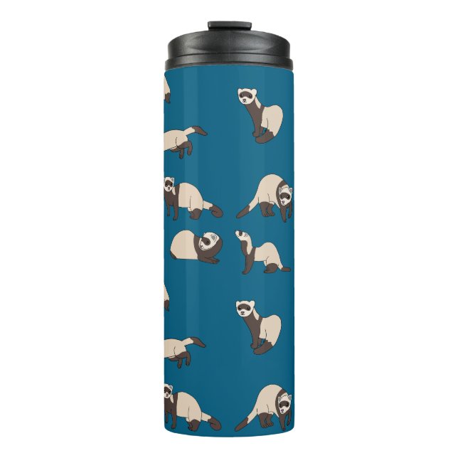 Frettchen Thermosbecher (Vorderseite)