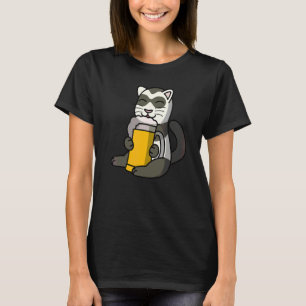 Frettchen trinken Bier Haustier T-Shirt