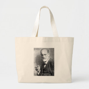 Freud Crazy liebt Liebe Zitat Geschenke Karten etc Jumbo Stoffbeutel