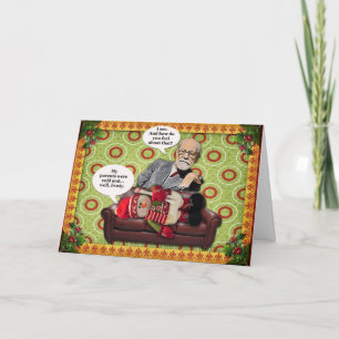 Freud-Karte Feiertagskarte