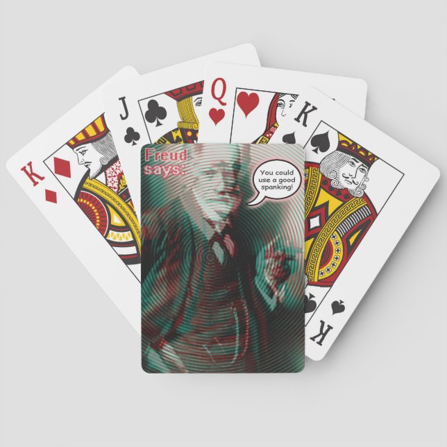 Freud Spaning Playing Cards Spielkarten (Rückseite)