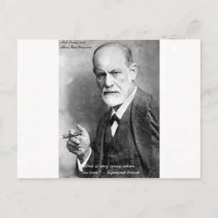 Freud Verrückte Liebhaber Liebeszitate Geschenkkar Postkarte