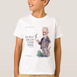 Freud & Zitat über Katzen Boys T-Shirt