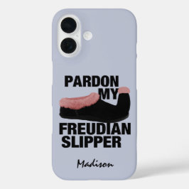 Freudan Slipper individuelle Name & Color Handy Fä iPhone 16 Hülle