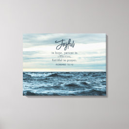 Freude am Christlichen Inspirationsmeer Leinwanddruck