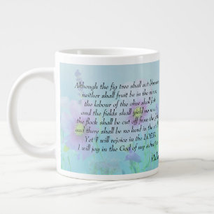 Freude am Herrn - Habakkuk 3:17,18 Jumbo-Tasse